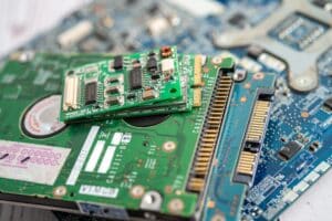 e-waste electronic-computer circuit