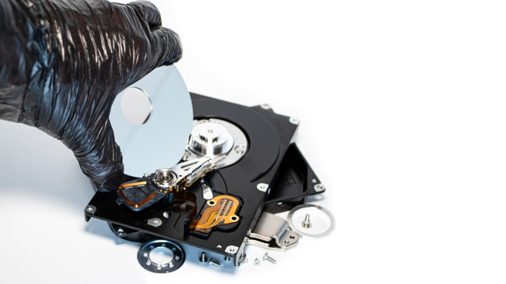 hard drive shredding