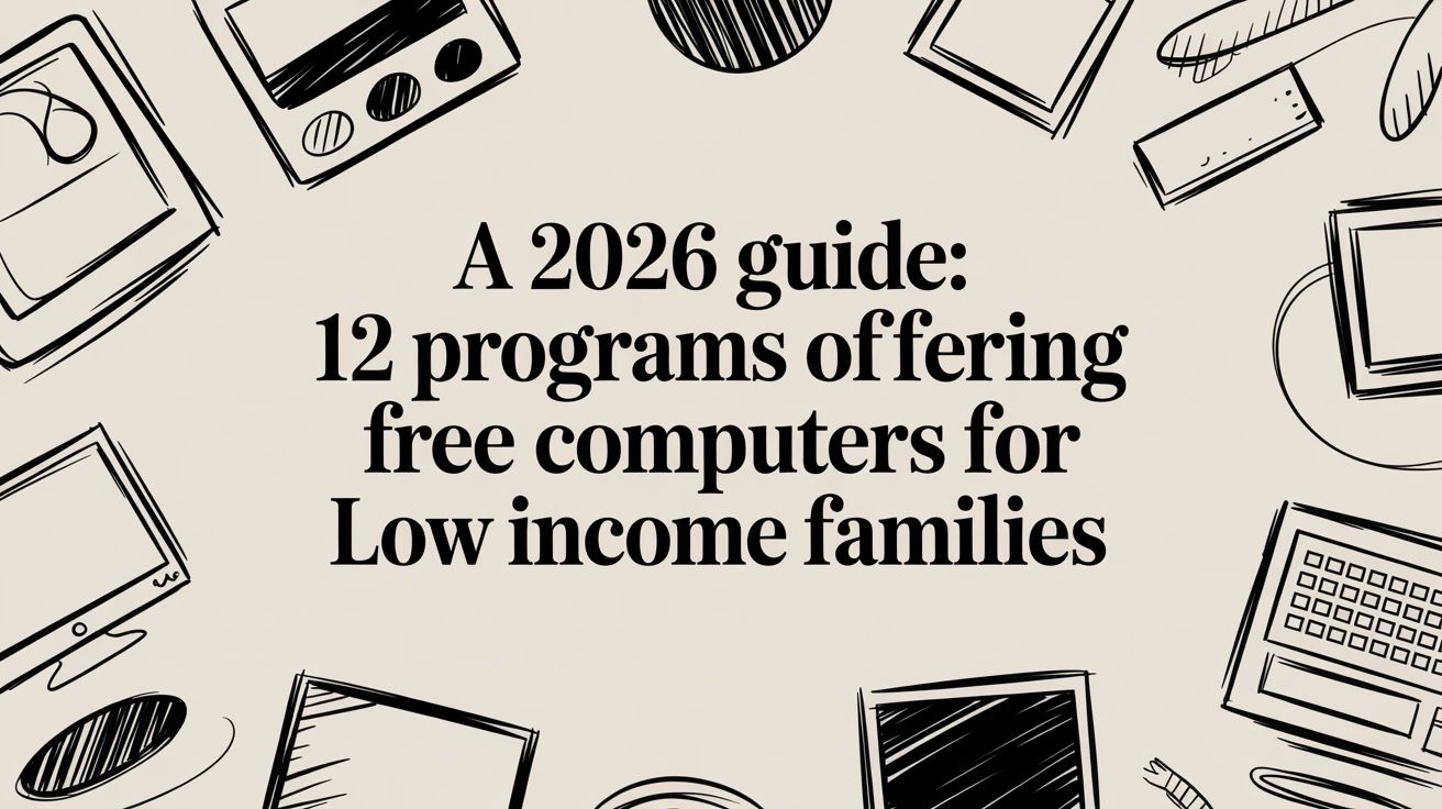 Paid Computer Programs A 2026 Guide: 12 Programs Offering Free Computers for Low Income Families
