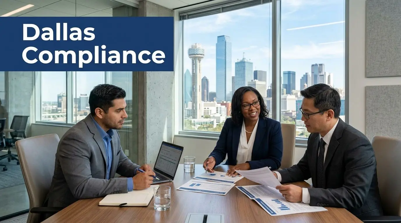 A diverse group of professionals in business attire collaborate during a corporate meeting in a modern office.