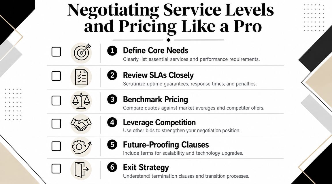Negotiating Service Levels and Pricing Like a Pro
