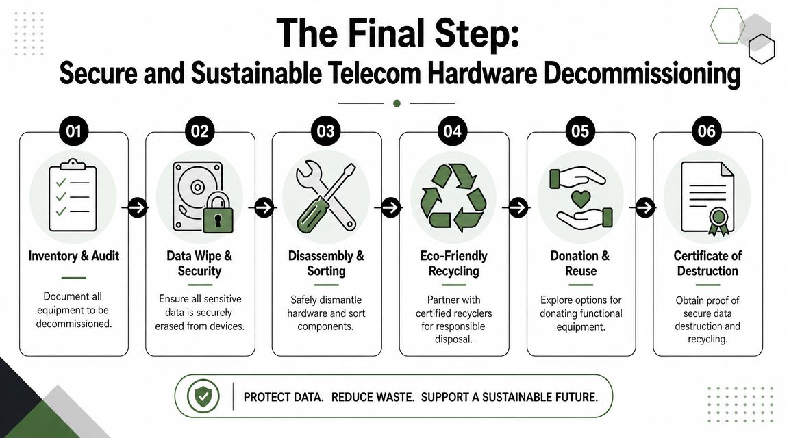 The Final Step Secure and Sustainable Telecom Hardware Decommissioning