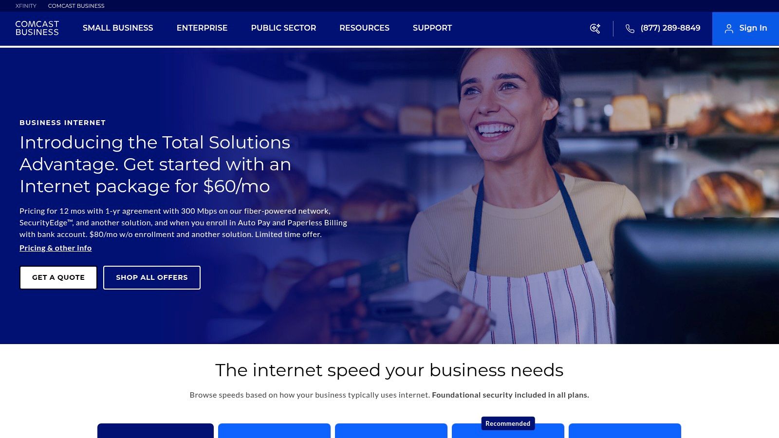 Comcast Business (Xfinity)