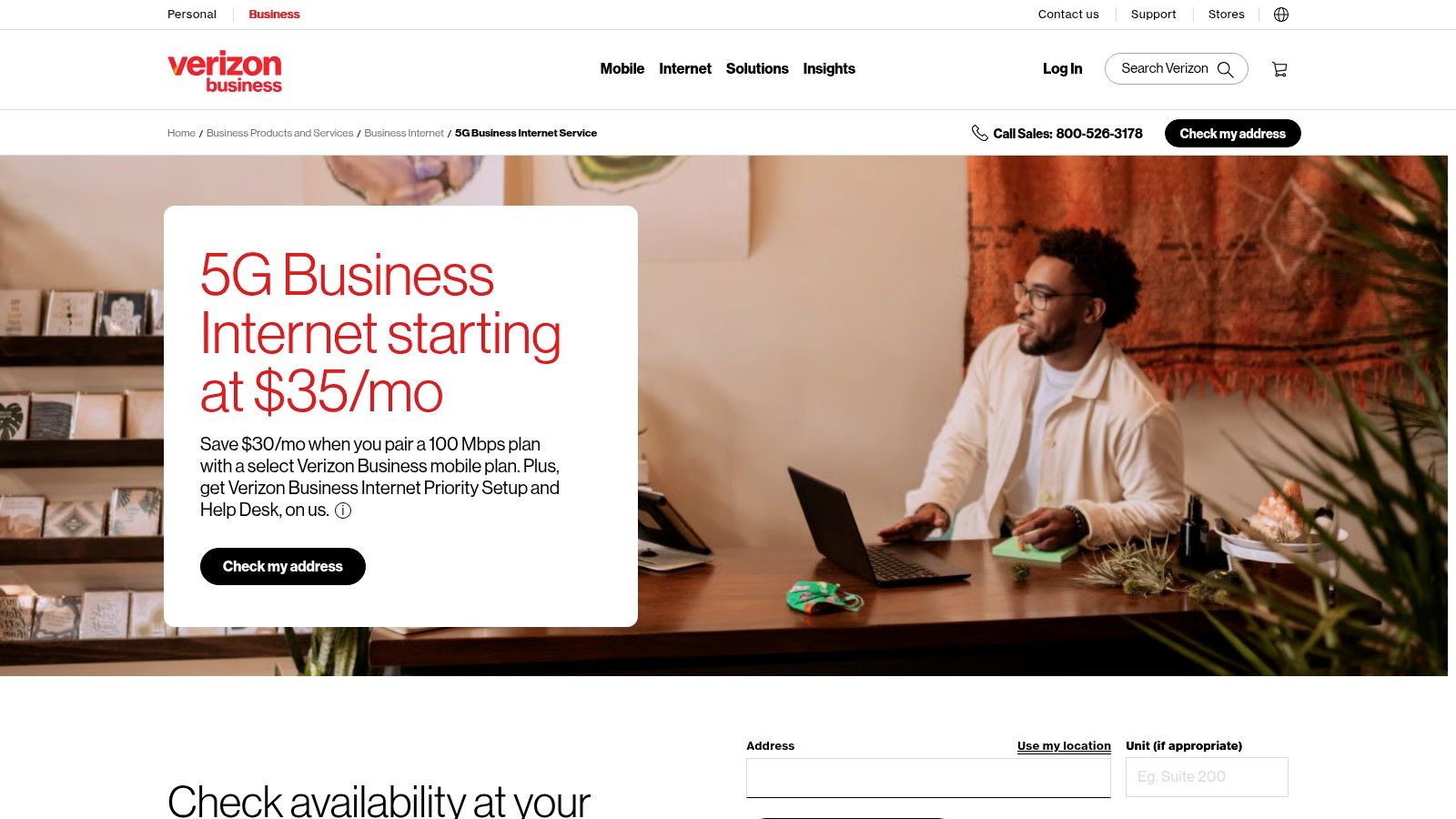 Verizon 5G Business Internet