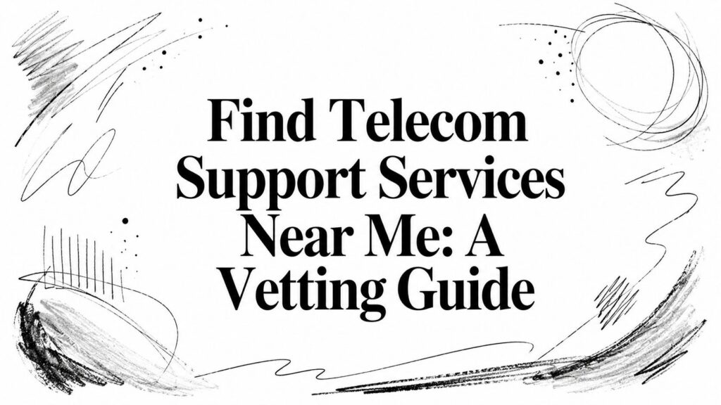 Find Telecom Support Services Near Me: A Vetting Guide