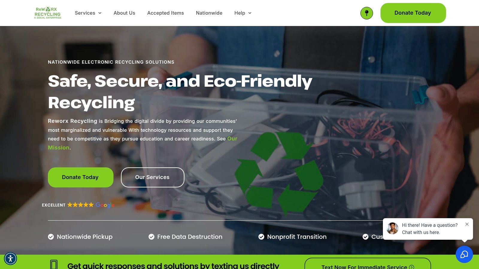 Screenshot from https://www.reworxrecycling.org/