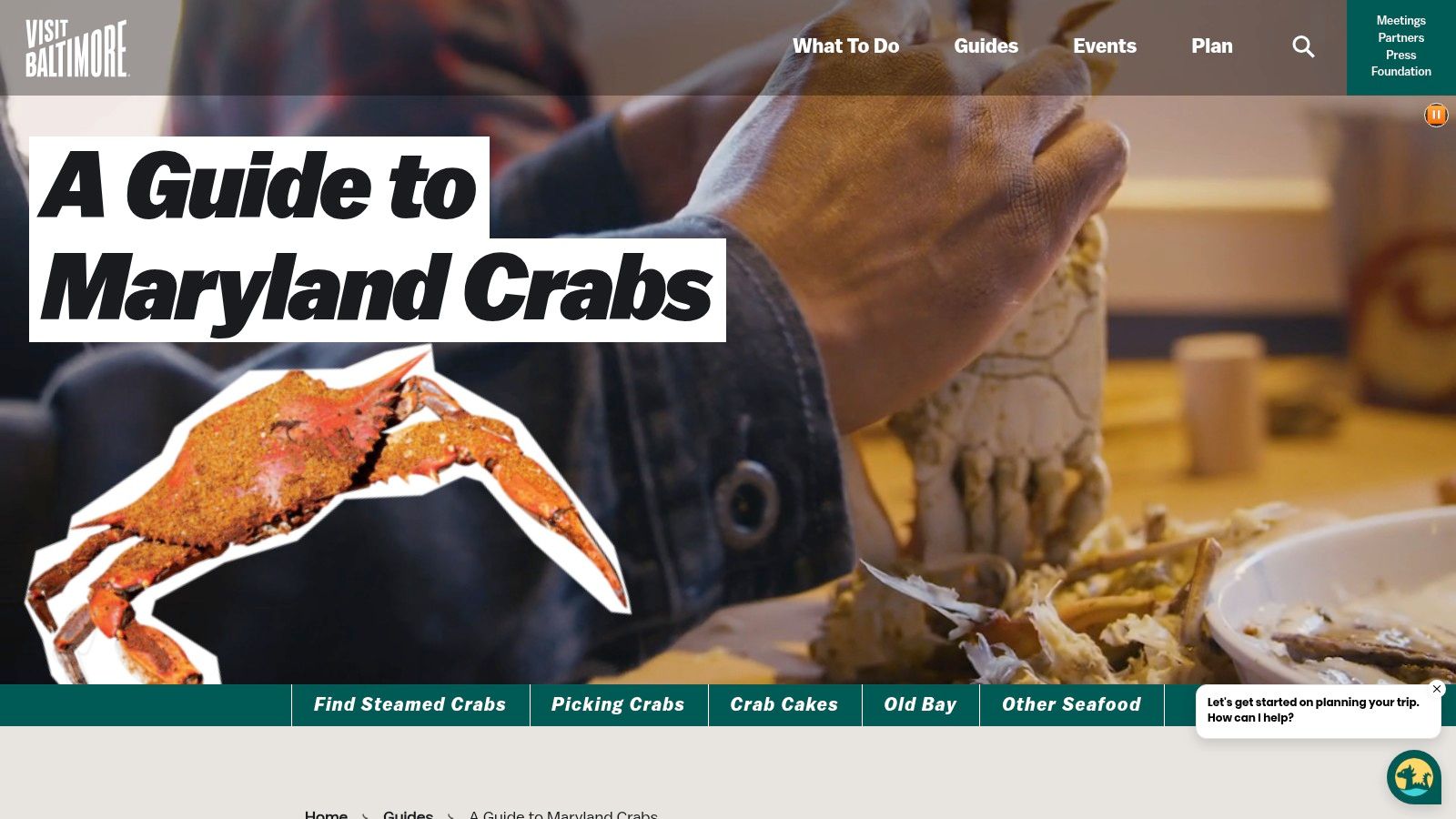 Visit Baltimore Maryland Crabs Where and How to Eat Them