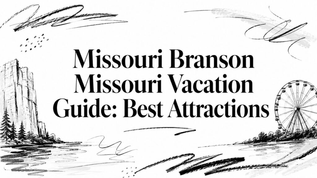 Silver Dollar City roller coasters thrill visitors under scenic Ozark views in the Missouri Branson Vacation Guide.