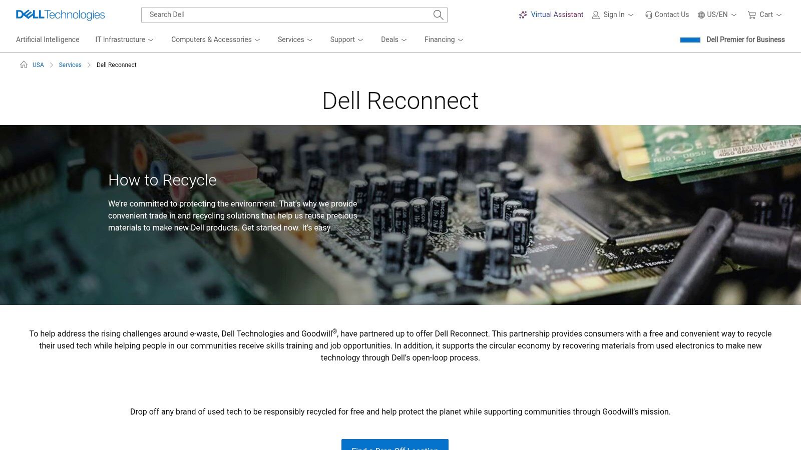 Goodwill + Dell Reconnect