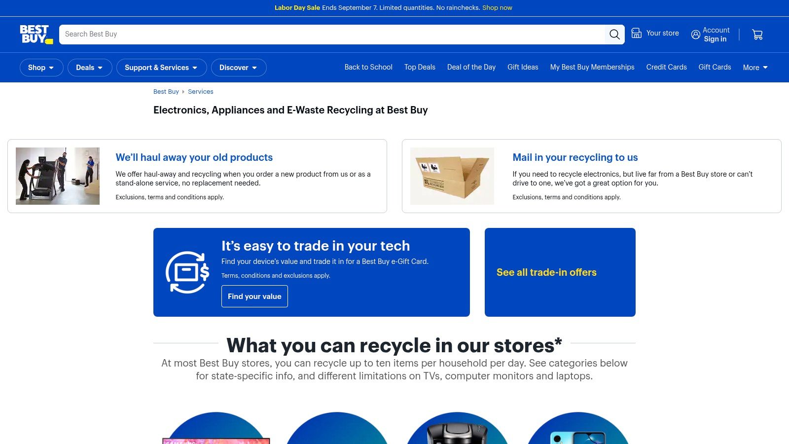 Best Buy Electronics Recycling