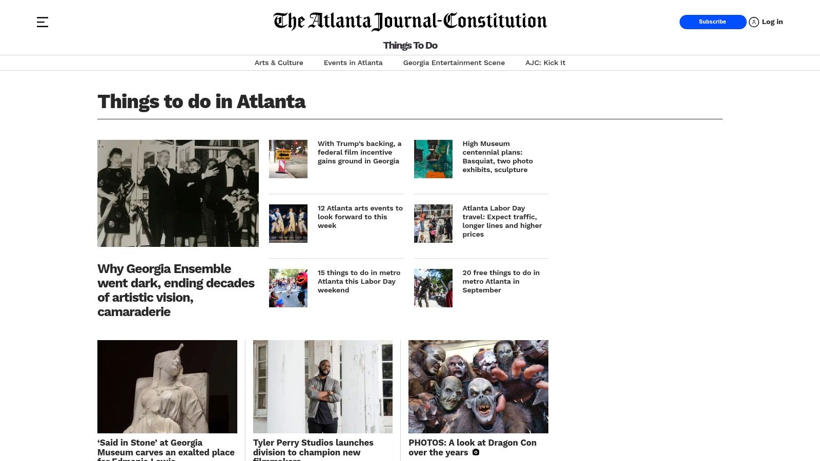 The Atlanta Journal-Constitution Free Things to Do Roundups