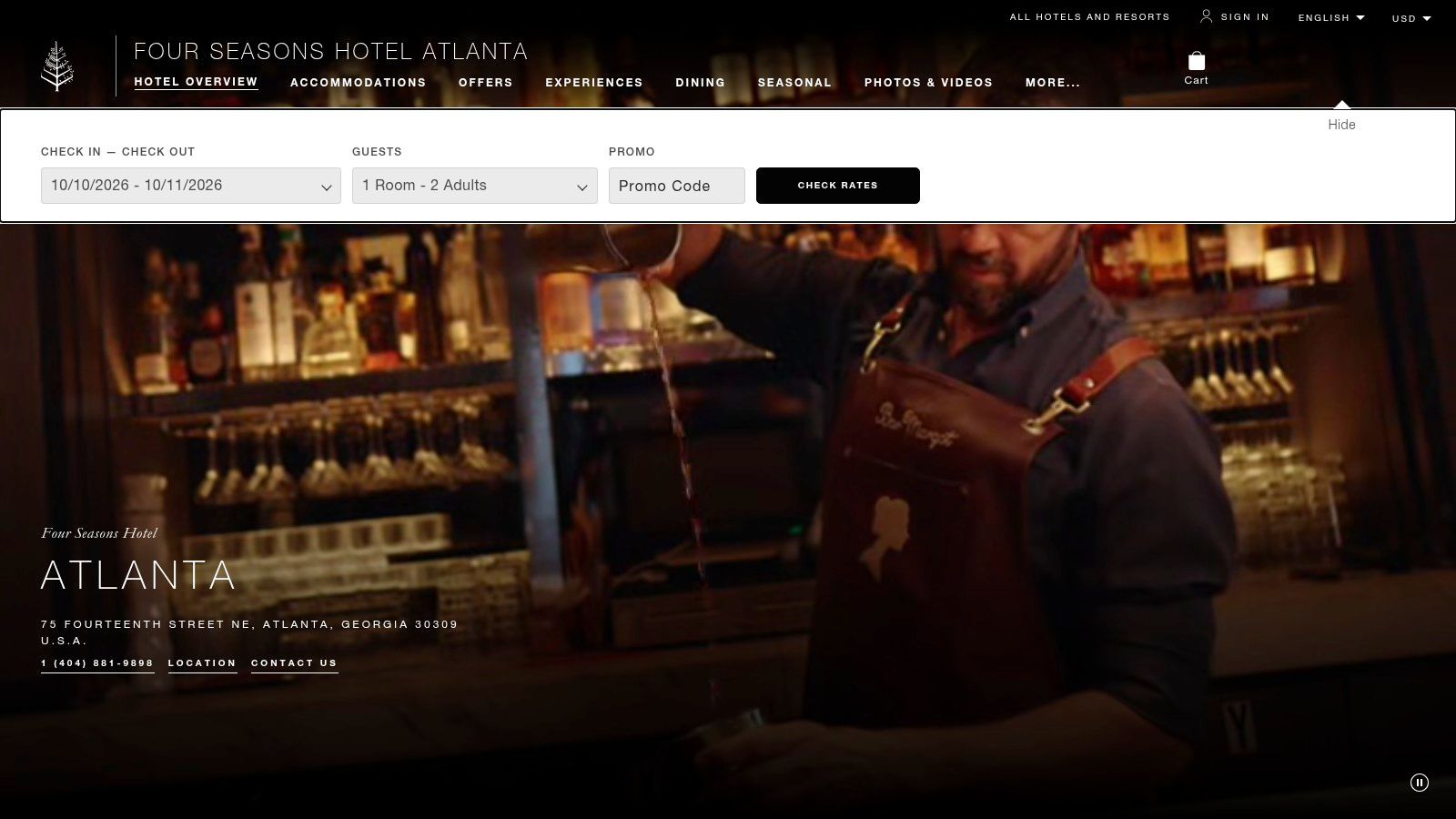 The Whitley, a Luxury Collection Hotel, Atlanta Buckhead